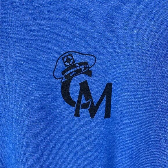 Flathead Lake Melita Island Montana Graphic Crewneck Sweatshirt Size M  257 - Picture 4 of 6